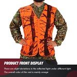 Volein Blaze Orange Camo Hunting Vest, Lightweight