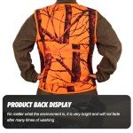 Volein Lightweight Blaze Orange Hunting Vest with Pocket