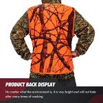Volein Blaze Orange Camo Hunting Vest, Lightweight