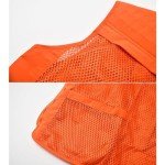 Men's Blaze Orange Hunting Vest with Pockets