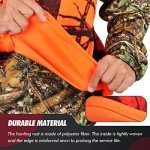 Volein Blaze Orange Camo Hunting Vest, Lightweight