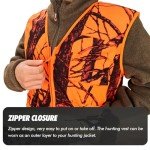 Volein Lightweight Blaze Orange Hunting Vest with Pocket