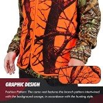 Volein Blaze Orange Camo Hunting Vest, Lightweight