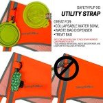 Blaze Orange Reflective Dog Vest for Hunting