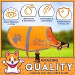 Hi-Vis Fluorescent Orange Reflective Dog Vest