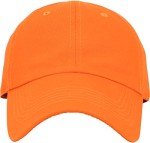 Classic Orange Cotton Dad Hat - Adjustable Fit