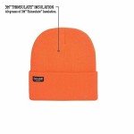 Blaze Orange Insulated Knit Hat for Hunting