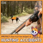 Hi-Vis Fluorescent Orange Reflective Dog Vest