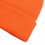 Blaze Orange Insulated Knit Hat for Hunting