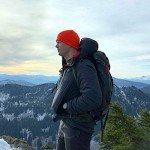 Merino Wool Blaze Orange Cuff Beanie Hat