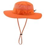 Unisex UPF50+ Lightweight Sun Hat - Orange
