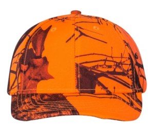 Joe's Blaze Orange Camouflage Hunting Cap
