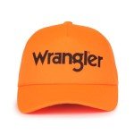 Blaze Orange Wrangler Western Hunting Cap