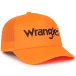 Blaze Orange Wrangler Western Hunting Cap
