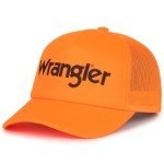 Blaze Orange Wrangler Western Hunting Cap