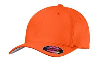 Orange Flexfit Cotton Twill Cap - Large/X-Large