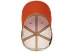 Rustic Orange/Khaki Retro Trucker Cap