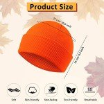 Geyoga Orange Blaze Beanie Hat for Hunting