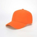 Adjustable Orange Baseball Caps - Pack of 12
