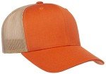 Rustic Orange/Khaki Retro Trucker Cap