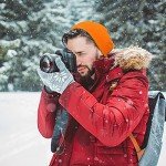 Orange Waterproof Hunting Beanie Hat for Cold Weather