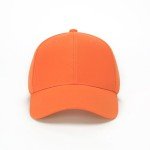 Adjustable Orange Baseball Caps - Pack of 12