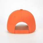 Adjustable Orange Baseball Caps - Pack of 12