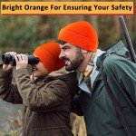 Geyoga Orange Blaze Beanie Hat for Hunting