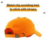 KBE-Vintage Washed Cotton Baseball Cap - Orange