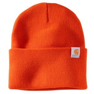 Carhartt Men's Bright Orange Knit Beanie