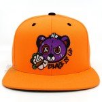 Blaze It Up Bear Charcoal Snapback Cap