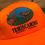 90s Vintage Blaze Orange Temiscaming Snapback Cap