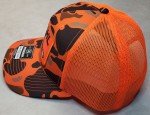 STIHL Blaze Orange Camo Trucker Hat Snapback