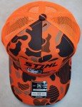 STIHL Blaze Orange Camo Trucker Hat Snapback