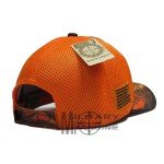 American Flag Orange Blaze Hunting Operator Hat