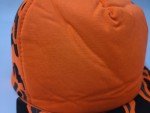 Blaze Orange Camo Snapback Hat for Outdoors