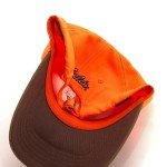 Cabela's Blaze Orange Buck Hat with Brown Brim