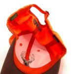 Cabela's Blaze Orange Buck Hat with Brown Brim