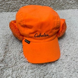Cabela's Blaze Orange Ear Flap Hunting Hat