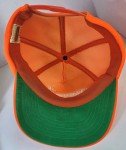 Vintage Blaze Orange Whitetail Hunting Trucker Hat