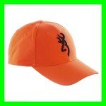 Browning Blaze Orange Hunting Safety Cap with Buckmark