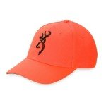 Browning Blaze Orange Hunting Safety Cap with Buckmark
