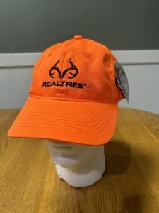 Realtree Blaze Orange Adjustable Hunting Cap