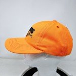 Blaze Orange Vintage Snapback Hat for Hunting