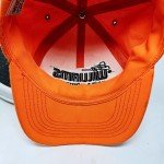 Blaze Orange Vintage Snapback Hat for Hunting