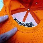 Blaze Orange Vintage Snapback Hat for Hunting