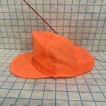 Neon Orange Snapback Hat for Hunting Adventures