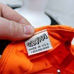 Blaze Orange Vintage Snapback Hat for Hunting