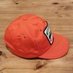 Blaze Orange Vintage Snapback Construction Hat
