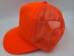Blaze Safety Orange Mesh Trucker Snapback Cap